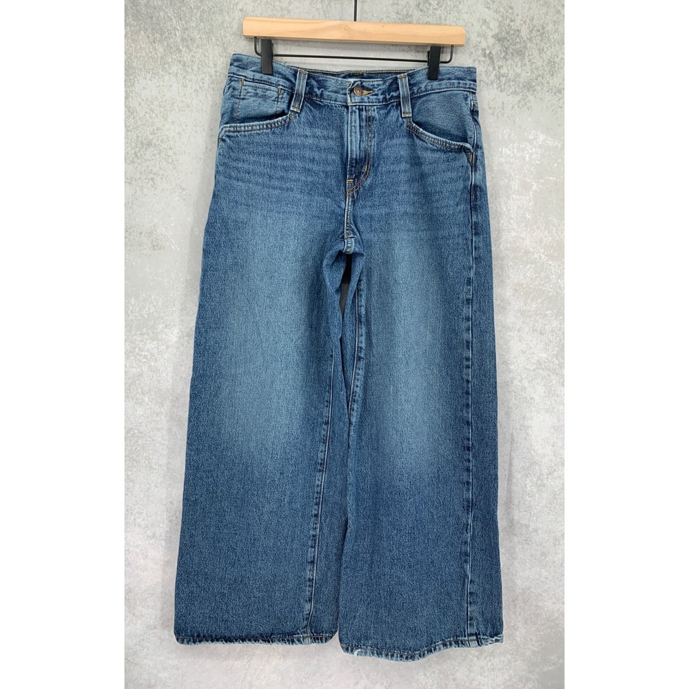 Levis Wide Leg Jeans Womens 28 Blue '94 Baggy Wide Leg Cotton Denim Pants